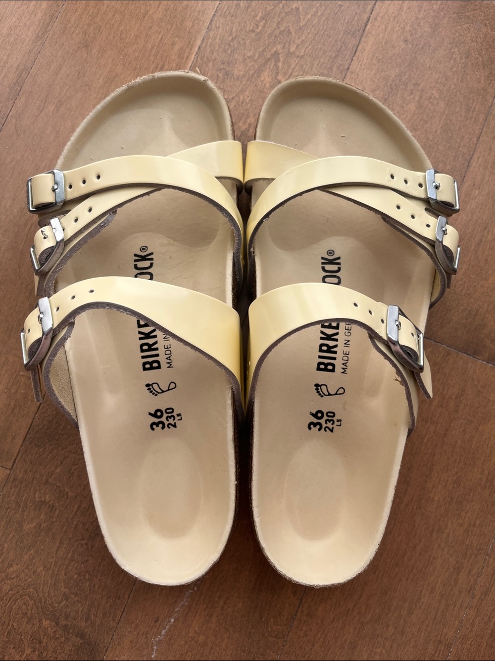 Birkenstock Franka Sandals in Cream